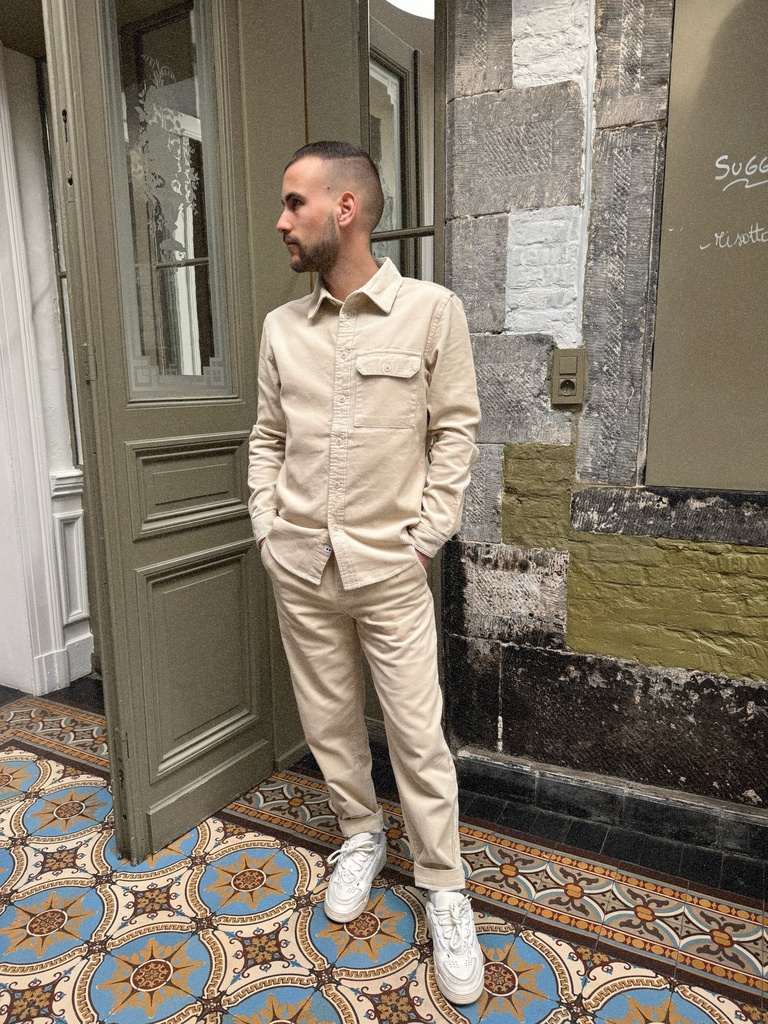 CHEMISE JACKY - BLANC COQUILLE