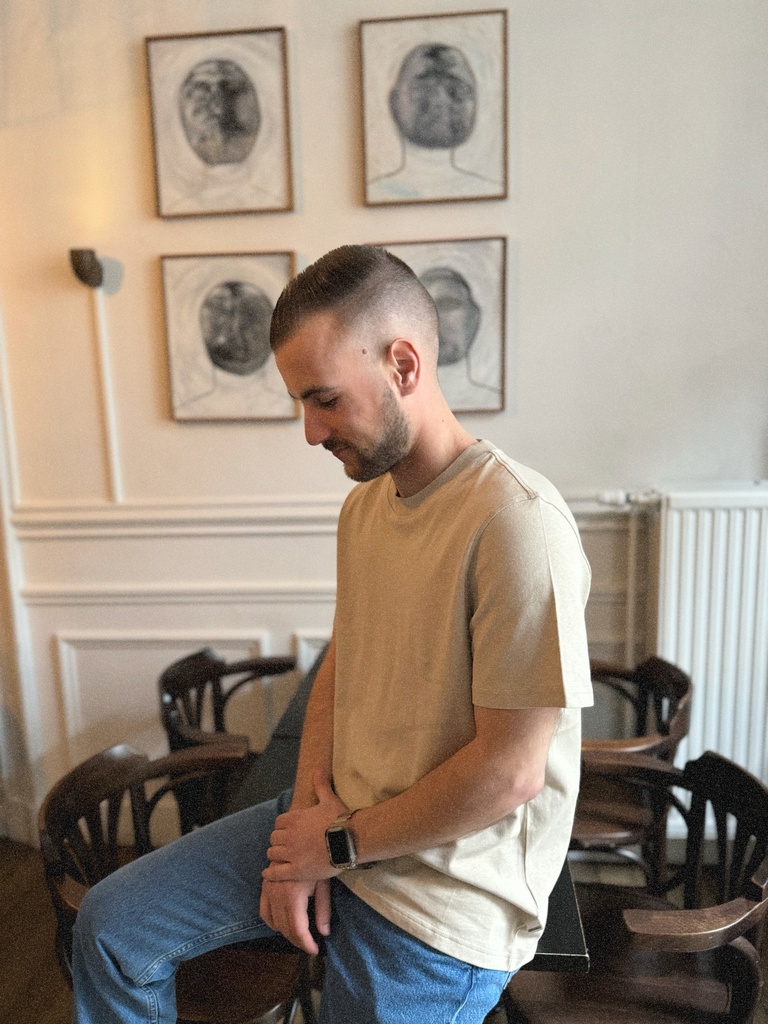 TSHIRT MAARKOS - BEIGE 